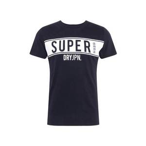 Superdry Tricou negru / alb imagine