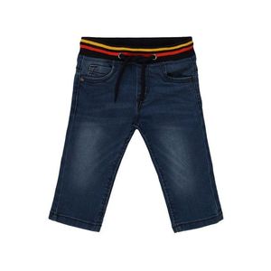 BLUE SEVEN Jeans denim albastru / negru / galben auriu / roșu deschis imagine