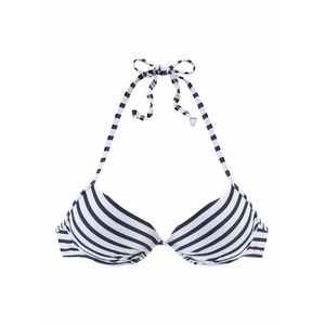 VENICE BEACH Sutien costum de baie bleumarin / alb imagine