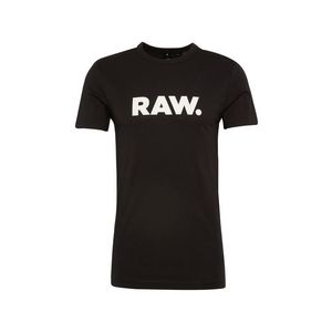G-Star RAW Tricou 'Holorn' negru / alb imagine