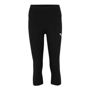 PUMA Pantaloni sport negru / alb imagine