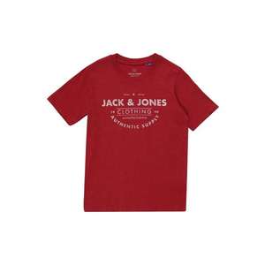 Jack & Jones Junior Tricou roșu / alb imagine