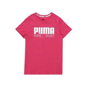 PUMA Tricou 'Alpha' roz / alb imagine