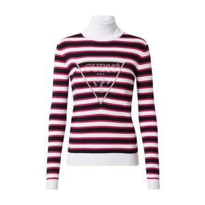 GUESS Pulover 'Michelina' roz / alb / negru imagine