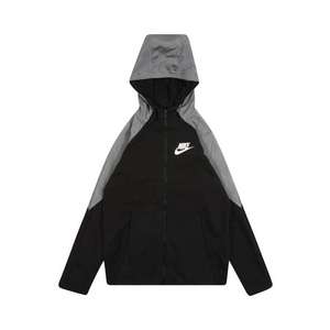 Nike Sportswear Hanorac gri / alb / negru imagine