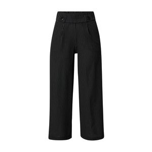 JACQUELINE de YONG Pantaloni negru / alb imagine