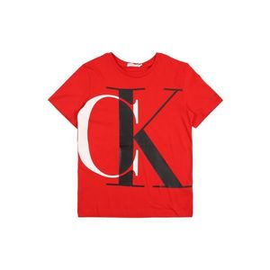 Calvin Klein Jeans Tricou roșu / alb / negru imagine