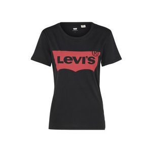 LEVI'S Tricou 'THE PERFECT TEE BLACKS' roșu / negru imagine