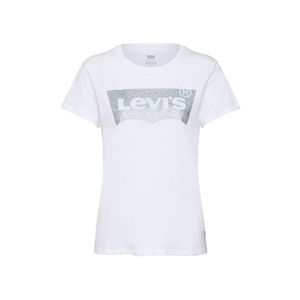 LEVI'S Tricou argintiu / alb imagine