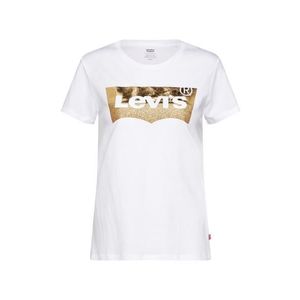 LEVI'S Tricou 'THE PERFECT TEE NEUTRALS' auriu / alb imagine