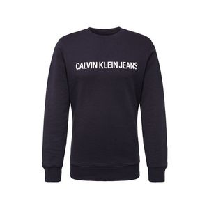 Calvin Klein Jeans Bluză de molton albastru / alb imagine