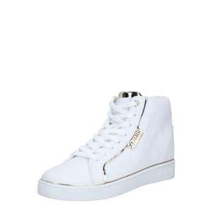GUESS Sneaker înalt 'Brina' alb / auriu imagine