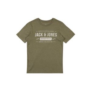 Jack & Jones Junior Tricou alb / oliv imagine