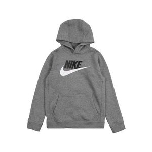Nike Sportswear Bluză de molton gri / negru / alb imagine