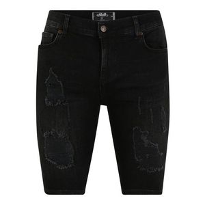 SikSilk Jeans denim negru imagine