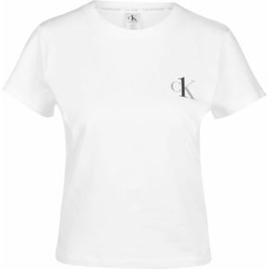 Calvin Klein Underwear Bluză de noapte gri / alb / negru imagine
