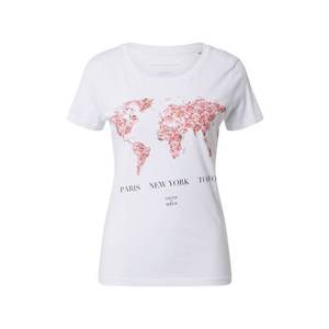 EINSTEIN & NEWTON Tricou 'World' roz / negru / alb imagine