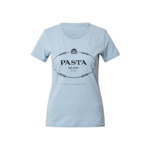 EINSTEIN & NEWTON Tricou 'Pasta T-Shirt' negru / albastru deschis imagine