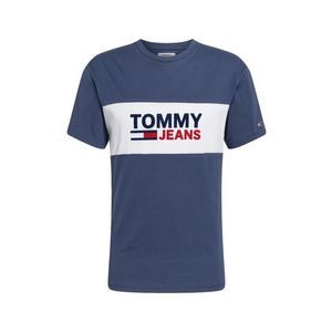Tommy Jeans Tricou roșu / navy / alb imagine