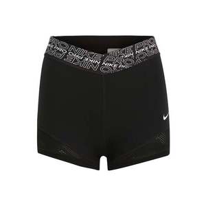 NIKE Pantaloni sport 'Nike Pro' negru / alb imagine