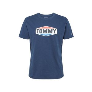 Tommy Jeans Tricou roșu / navy / alb imagine
