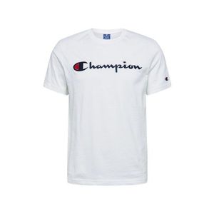 Champion Authentic Athletic Apparel Tricou alb / albastru închis / roșu imagine