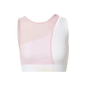 Calvin Klein Performance Sutien sport offwhite / roz pastel / auriu imagine