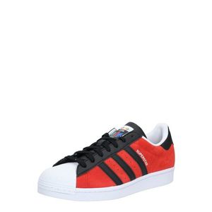 ADIDAS ORIGINALS Sneaker low 'Superstar' negru / roșu carmin imagine