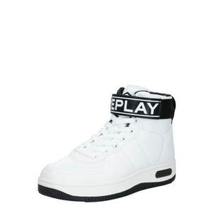 REPLAY Sneaker înalt negru / alb imagine