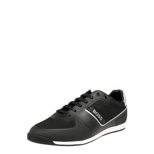 BOSS Sneaker low 'Glaze' negru / alb imagine
