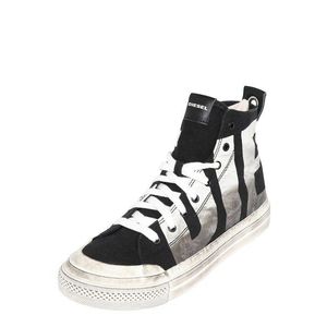 DIESEL Sneaker înalt 'ASTICO' negru / alb imagine