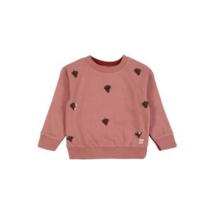 Noppies Bluză de molton verde / roz / pitaya imagine