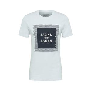 JACK & JONES Tricou 'Cap' alb / grafit imagine