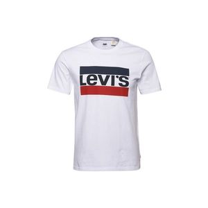 LEVI'S Tricou 'SPORTSWEAR LOGO GRAPHIC NEUTRALS' bleumarin / roșu carmin / negru / alb imagine