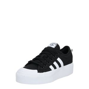 ADIDAS ORIGINALS Sneaker low 'Nizza Platform' negru / alb imagine
