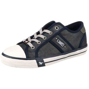 MUSTANG Sneaker low gri fum / gri-maro / albastru închis / alb imagine