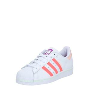 ADIDAS ORIGINALS Sneaker low 'Superstar' alb / roz / coral imagine
