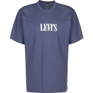 LEVI'S Tricou alb / albastru imagine