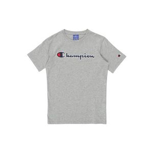 Champion Authentic Athletic Apparel Tricou gri / albastru închis / alb / roșu imagine