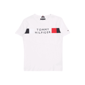 TOMMY HILFIGER Tricou alb / marine / roșu deschis imagine