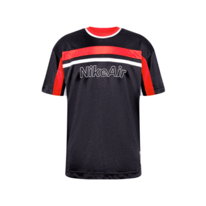 Nike Sportswear Tricou roșu / negru / alb imagine