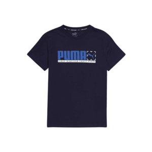 PUMA Tricou 'Active Sports' albastru / albastru închis / alb imagine