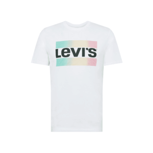 LEVI'S Tricou alb / roșu / galben pastel / jad / negru imagine