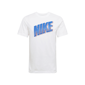 Nike Sportswear Tricou alb / albastru / roșu imagine