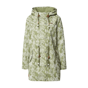 Ragwear Palton de primăvară-toamnă 'Canny Leaves W' verde / alb imagine