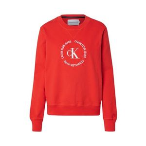 Calvin Klein Jeans Bluză de molton roșu / alb imagine