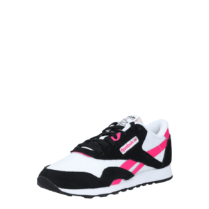Reebok Classic Sneaker low negru / roz neon / offwhite imagine