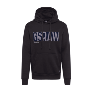 G-Star RAW Bluză de molton negru / albastru închis imagine