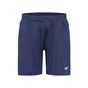 4F Pantaloni sport albastru / albastru închis / alb imagine