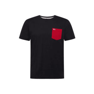 Tommy Jeans Tricou negru / roșu imagine